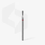 ⁦Diamond nail drill bit match red EXPERT head diameter 2,3 mm / working part 5 mm⁩ – תמונה ⁦2⁩