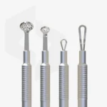 ⁦Cosmetology toolset "Clean Skin" BEAUTY & CARE 30 (Uno spoon, round tool with 19 holes and double-ended loop)⁩ – תמונה ⁦2⁩