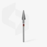 ⁦Carbide nail drill bit for left-handed users cone red EXPERT head diameter 6 mm / working part 14 mm⁩ – תמונה ⁦2⁩