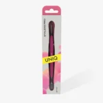 ⁦Manicure pusher Gummy with silicone handle UNIQ 11 TYPE 1 (straight flat and loop pusher)⁩ – תמונה ⁦4⁩