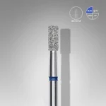 Diamond nail drill bit cylinder blue EXPERT head diameter 2,5 mm / working part 6 mm