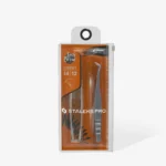 ⁦Professional eyelash tweezers with fiber tips EXPERT 44 TYPE 12 (L-shaped, 65')⁩ – תמונה ⁦4⁩