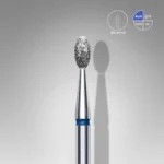 Diamond nail drill bit olive blue EXPERT head diameter 2,5 mm / working part 5 mm