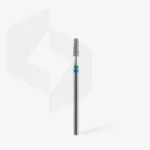 ⁦Diamond nail drill bit DUO cone blue-green EXPERT head diameter 2,5 mm / working part 8 mm⁩ – תמונה ⁦2⁩