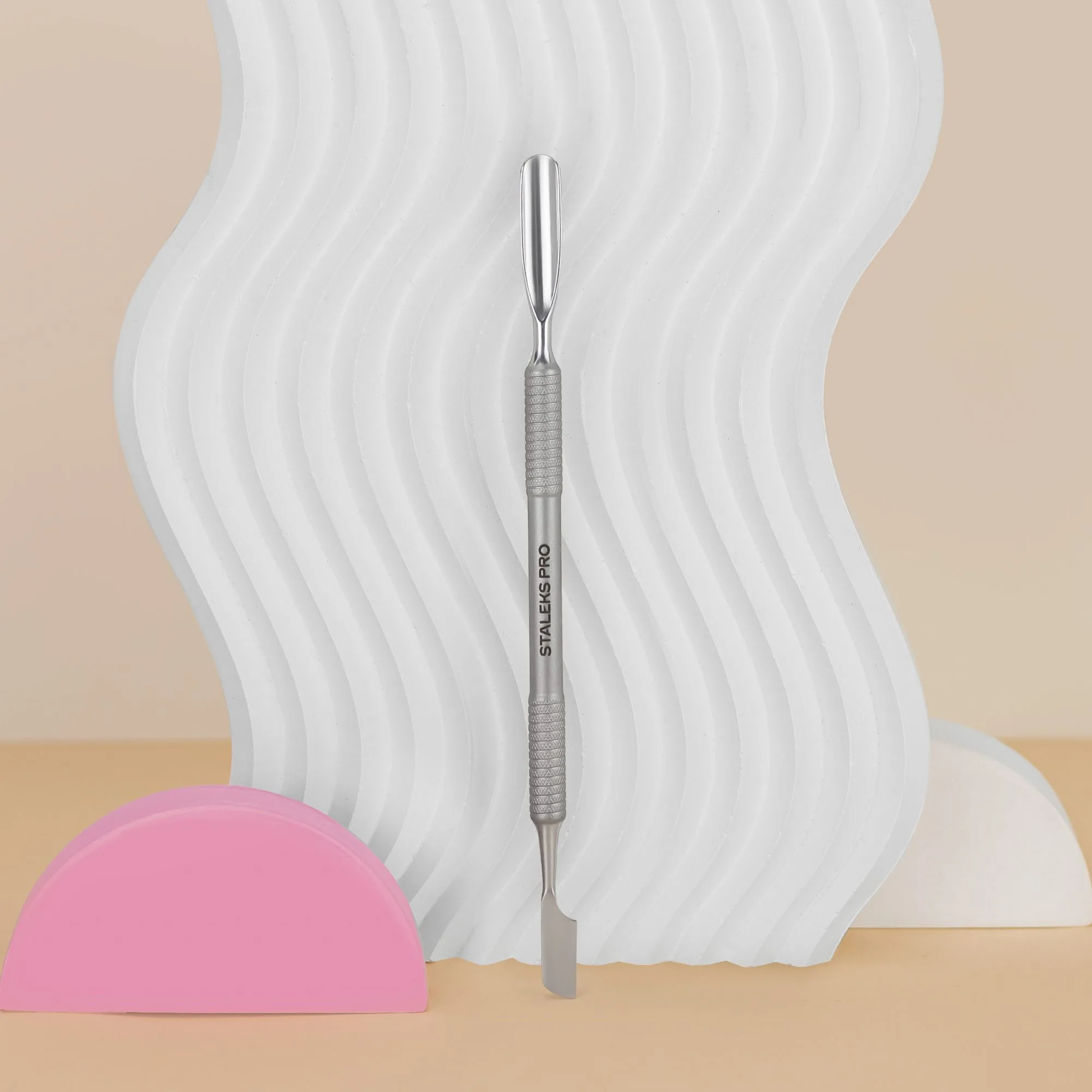 Manicure pusher SMART 50 TYPE 5 (rounded pusher and straight cleaner)