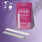 Disposable white files for straight nail file on a soft foam layer EXPERT 20 150 grit (30 pcs)