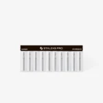 ⁦Diamond nail drill bit pointed flame red EXPERT head diameter 2,1 mm / working part 8 mm⁩ – תמונה ⁦3⁩