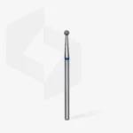 ⁦Diamond nail drill bit ball blue EXPERT head diameter 2,5 mm⁩ – תמונה ⁦2⁩