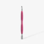 ⁦Manicure pusher Gummy with silicone handle UNIQ 10 TYPE 4.2 (rounded narrow pusher and bent blade)⁩ – תמונה ⁦3⁩