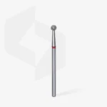 ⁦Diamond nail drill bit ball red EXPERT head diameter 3,5 mm⁩ – תמונה ⁦2⁩