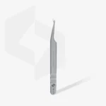 ⁦Professional eyelash tweezers with fiber tips EXPERT 45 TYPE 8 (mini L)⁩ – תמונה ⁦3⁩
