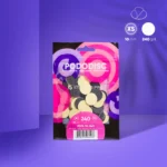 Disposable files on a soft foam layer for pedicure disc PODODISC XS EXPERT 240 grit (50 pcs)