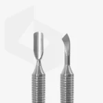⁦Hollow manicure pusher EXPERT 100 TYPE 4.2 (rounded narrow pusher and bent blade)⁩ – תמונה ⁦2⁩