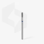 ⁦Diamond nail drill bit rounded cylinder blue EXPERT head diameter 2,3 mm / working part 6,5 mm⁩ – תמונה ⁦2⁩