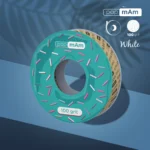 Disposable white abrasive tape papmAm EXPERT 100 grit for the plastic case