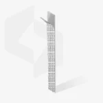 ⁦Disposable white files for straight nail file on a soft foam layer EXPERT 20 180 grit (30 pcs)⁩ – תמונה ⁦3⁩
