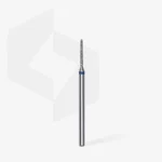 ⁦Diamond nail drill bit needle blue EXPERT head diameter 1 mm / working part 10 mm⁩ – תמונה ⁦2⁩