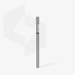 ⁦Diamond nail drill bit cylinder blue EXPERT head diameter 2,5 mm / working part 6 mm⁩ – תמונה ⁦2⁩