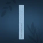 Wide straight mineral nail file EXCLUSIVE, 150/150 grit