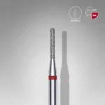 Diamond nail drill bit rounded cylinder red EXPERT head diameter 1,4 mm / working part 8 mm