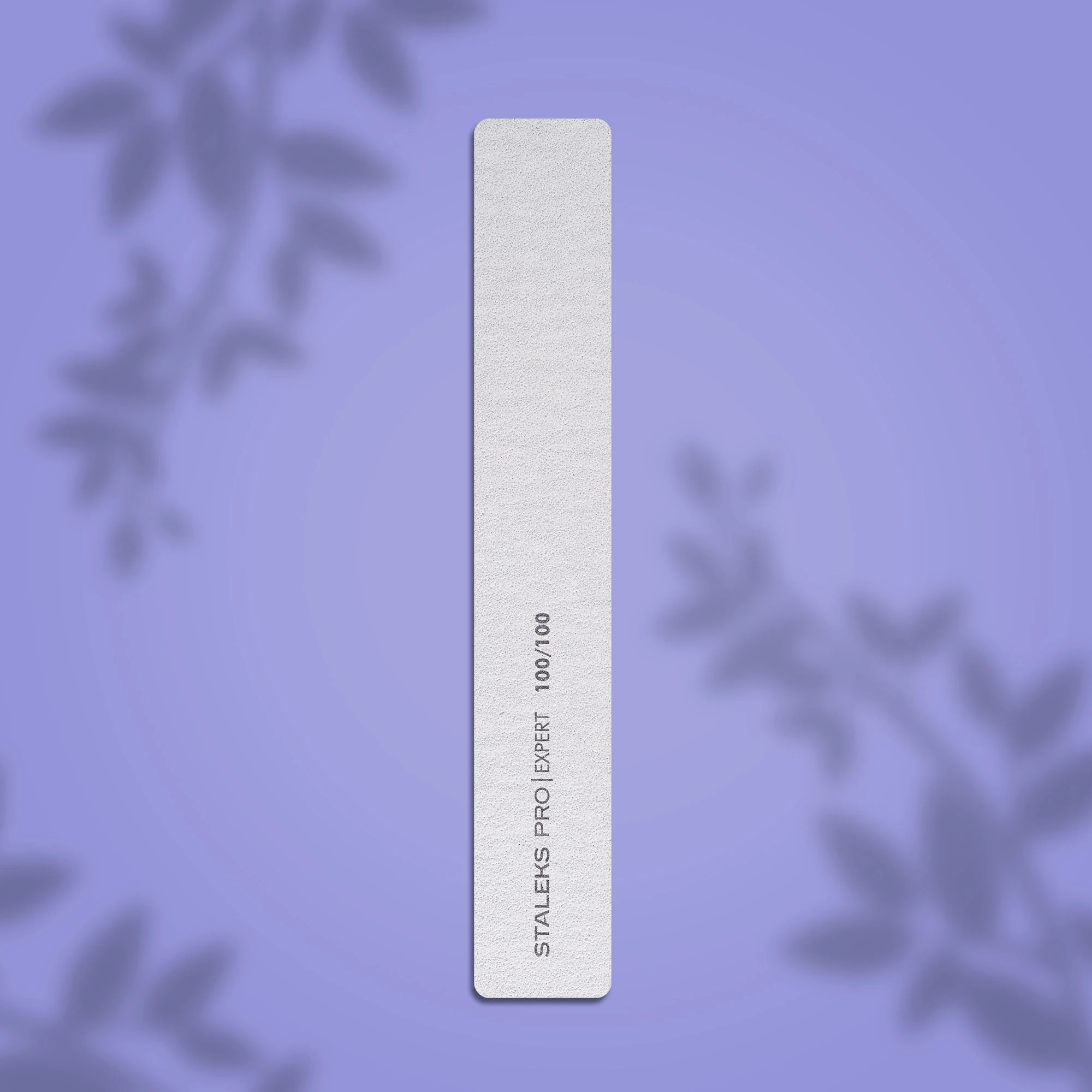 Mineral wide straight nail file EXPERT, 100/100 grit