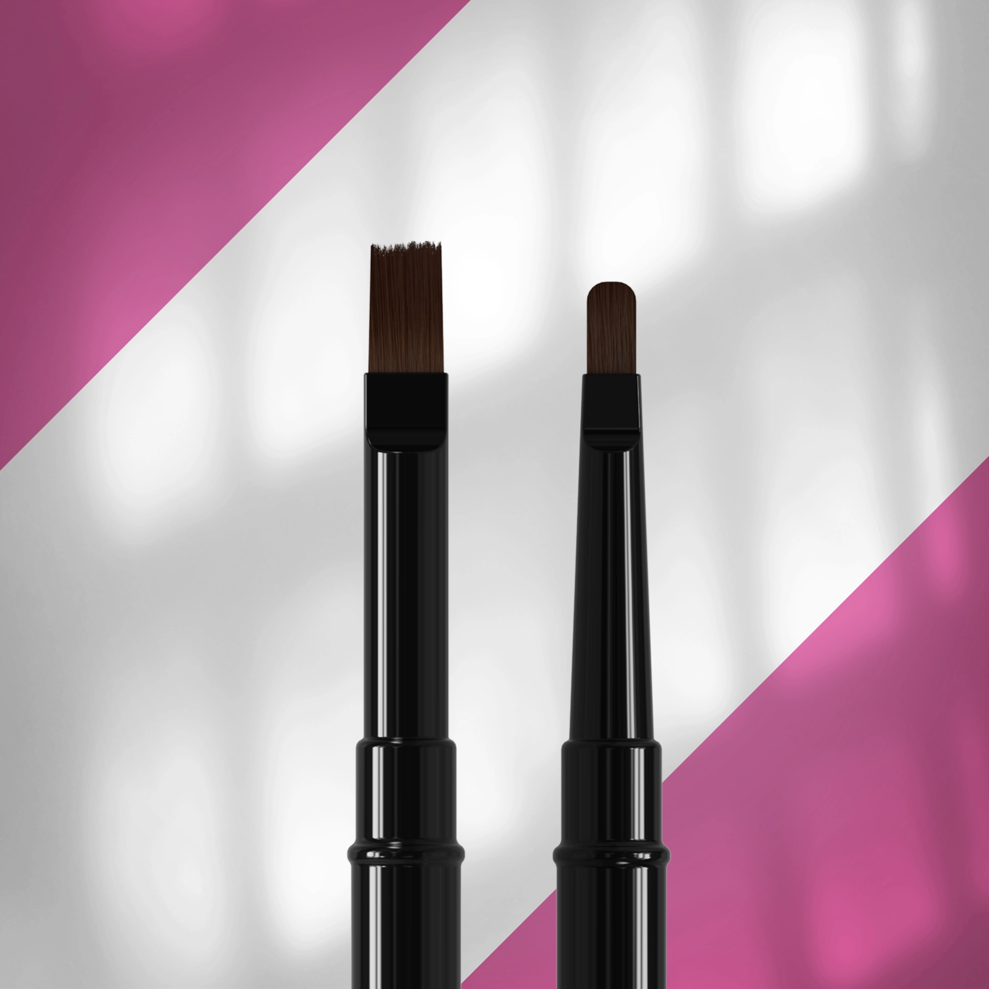 Double-ended brush EXPERT for gel 7 mm / for gel 10 mm
