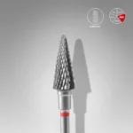 Carbide nail drill bit cone red  EXPERT head diameter 6 mm / working part 14 mm