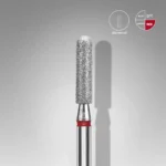 Diamond nail drill bit rounded cylinder red EXPERT head diameter 2,5 mm / working part 10 mm