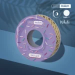 Disposable white abrasive tape papmAm EXPERT 240 grit for the plastic case