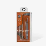 ⁦Professional eyelash tweezers with fiber tips EXPERT 45 TYPE 8 (mini L)⁩ – תמונה ⁦4⁩