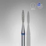 Diamond nail drill bit flame blue EXPERT head diameter 1,6 mm / working part 8 mm