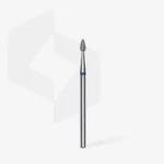 ⁦Diamond nail drill bit drop blue EXPERT head diameter 2,3 mm / working part 5 mm⁩ – תמונה ⁦2⁩