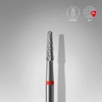 Carbide nail drill bit cone red EXPERT head diameter 2,3 mm / working part 8 mm