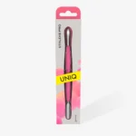 ⁦Manicure pusher Gummy with silicone handle UNIQ 10 TYPE 6 (rounded wide pusher and nail cleaner)⁩ – תמונה ⁦4⁩