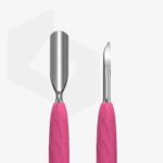 ⁦Manicure pusher Gummy with silicone handle UNIQ 10 TYPE 6 (rounded wide pusher and nail cleaner)⁩ – תמונה ⁦2⁩