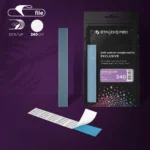 Disposable files for straight nail file EXCLUSIVE 22 240 grit (50 pcs)