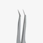 ⁦Professional eyelash tweezers with fiber tips EXPERT 45 TYPE 8 (mini L)⁩ – תמונה ⁦2⁩