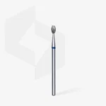 ⁦Diamond nail drill bit olive blue EXPERT head diameter 2,5 mm / working part 5 mm⁩ – תמונה ⁦2⁩