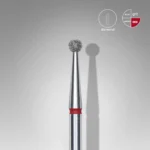 Diamond nail drill bit ball red EXPERT head diameter 2,5 mm