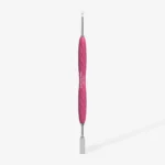 ⁦Manicure pusher Gummy with silicone handle UNIQ 11 TYPE 1 (straight flat and loop pusher)⁩ – תמונה ⁦3⁩
