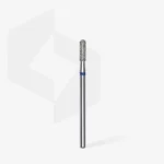 ⁦Diamond nail drill bit rounded cylinder blue EXPERT head diameter 2,3 mm / working part 8 mm⁩ – תמונה ⁦2⁩
