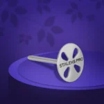 Elongated pedicure disc PODODISC L EXPERT and set of disposable files 180 grit 5 pcs (10 mm)