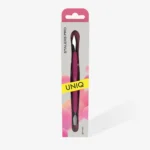 ⁦Manicure pusher Gummy with silicone handle UNIQ 10 TYPE 3 (rounded narrow pusher and cleaner)⁩ – תמונה ⁦4⁩