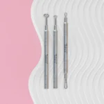 Cosmetology toolset "Clean Skin" BEAUTY & CARE 30 (Uno spoon, round tool with 19 holes and double-ended loop)