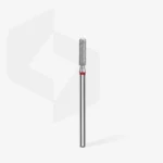 ⁦Diamond nail drill bit rounded cylinder red EXPERT head diameter 2,5 mm / working part 10 mm⁩ – תמונה ⁦2⁩