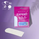 Disposable white files for pedicure grater EXPERT 10 80 grit (30 pcs)