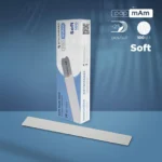 Disposable white files papmAm on soft foam layer EXPERT 20 100 grit (25 pcs)