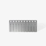 ⁦Diamond nail drill bit DUO pointed pear blue-green EXPERT head diameter 5 mm / working part 12 mm⁩ – תמונה ⁦3⁩