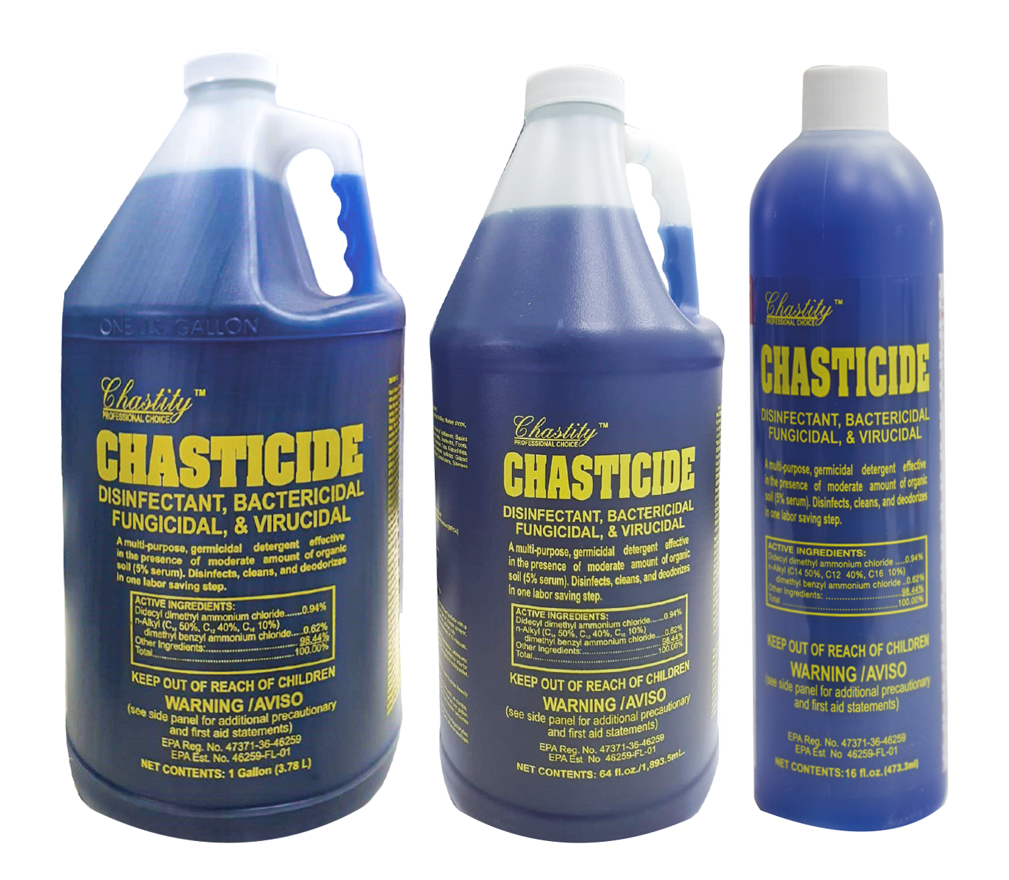 CHASTICIDE - חומר חיטוי לחיידקים, פטריות ווירוסים